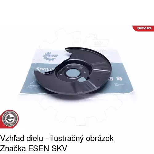 Brzdovy štít 4519OT-6 /POLCAR/ - obr. 2