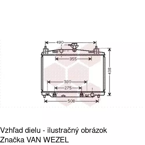 Chladiče vody 453308-3 /POLCAR/ - obr. 1