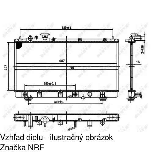 Chladiče vody POLCAR 4540081K