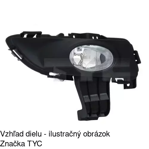 Hmlové svetlo - predné POLCAR 4541302E