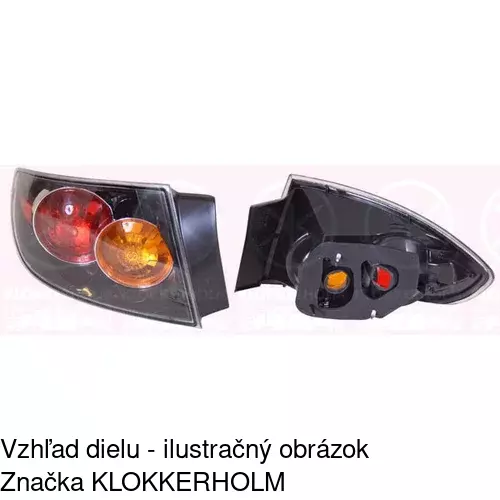 Zadné svetlo POLCAR 4541874E