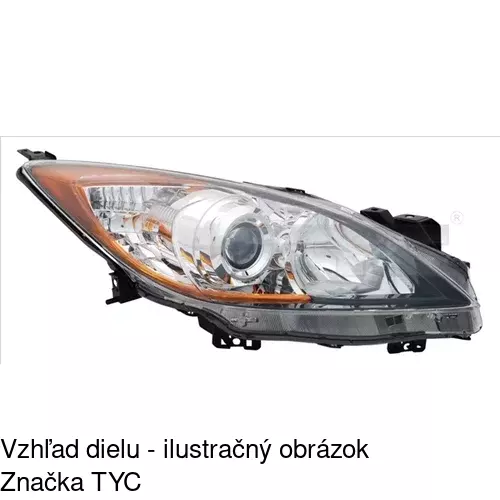 Hlavný reflektor POLCAR 454209-E