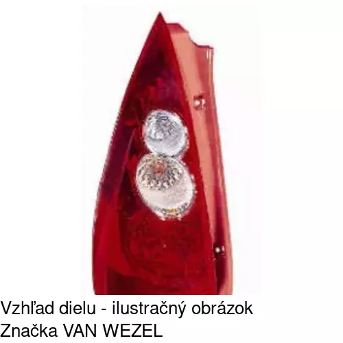 Zadné svetlo 455087-E /POLCAR/ - obr. 1