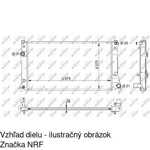 Chladiče vody POLCAR 4551082K