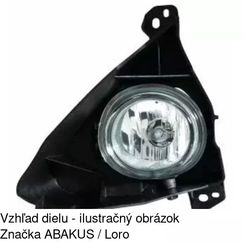Hmlové svetlo - predné 455129-E /POLCAR/ - obr. 1