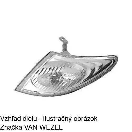 Obrysové svetlo 4555201E /POLCAR/