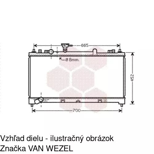 Chladiče vody 456008-1 /POLCAR/ - obr. 4