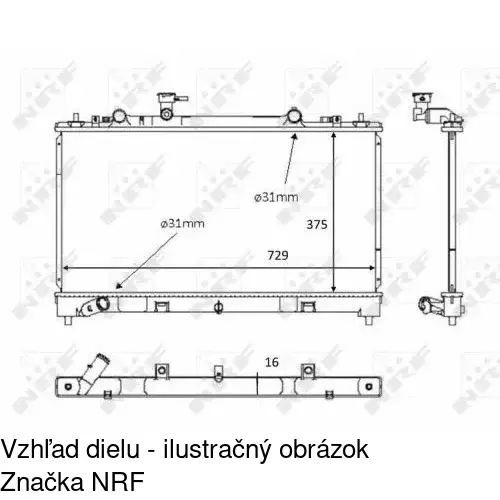 Chladiče vody POLCAR 4560085K