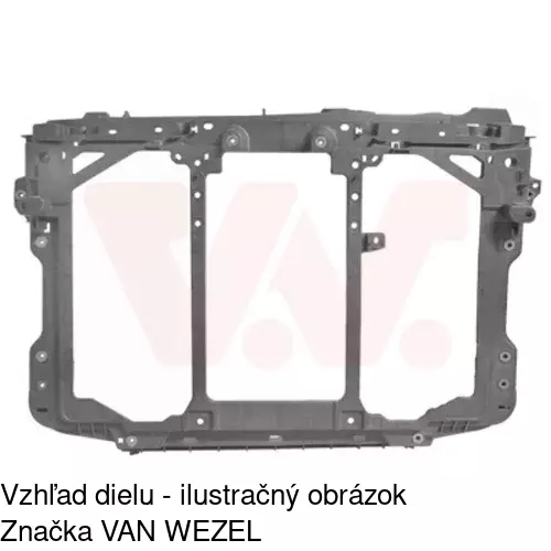 Predné čelo 45X104 /POLCAR/
