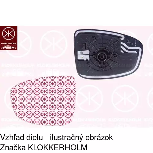 Vonkajšie zrkadlo POLCAR 45X1525M