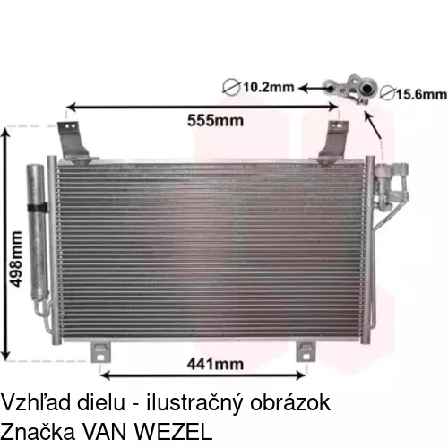 Chladiče klimatizácie 45X1K81K /POLCAR/ - obr. 3