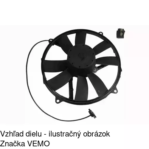 Ventilátory chladičov 500223W1-Q /POLCAR/ - obr. 1