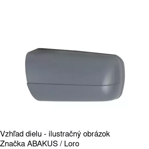 Rám vonkajšieho zrkadla 5002519M /POLCAR/ - obr. 2