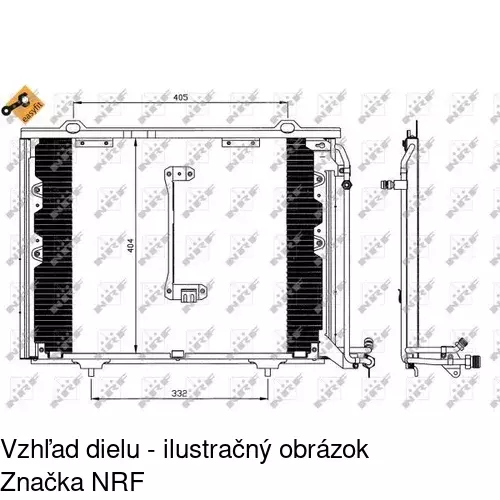 Chladiče klimatizácie 5002K8C1 /POLCAR/ - obr. 2