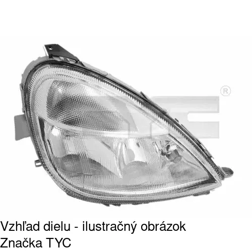 Hlavný reflektor POLCAR 5005090E