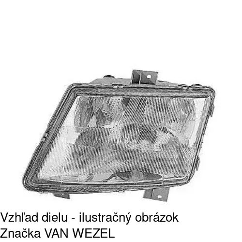 Hlavný reflektor 501210-E /POLCAR/ - obr. 5