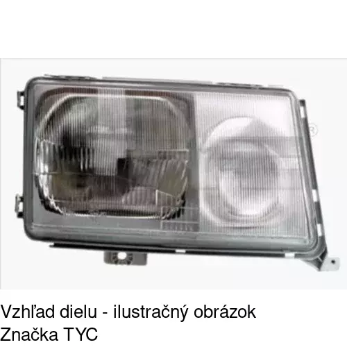 Hlavný reflektor POLCAR 5014091E