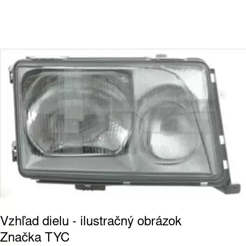 Hlavný reflektor POLCAR 5014092E