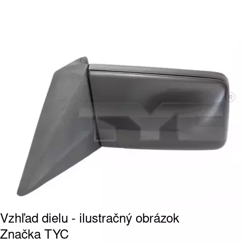 Vonkajšie zrkadlo 5014514M /POLCAR/ - obr. 2