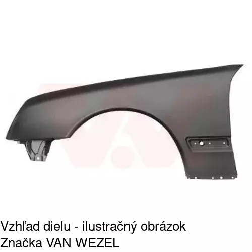 Predný blatník 501501-1 /POLCAR/ - obr. 2