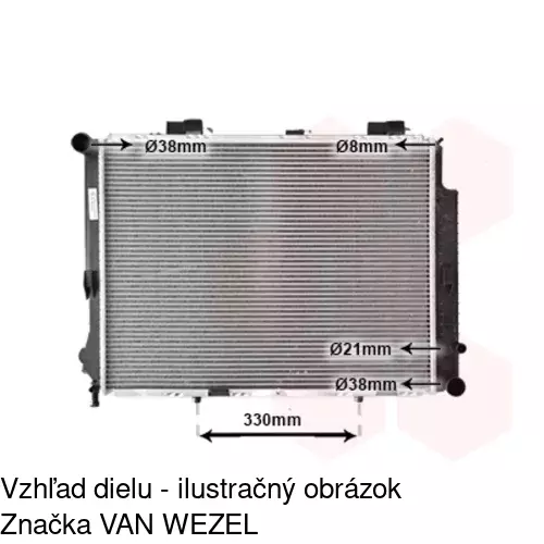 Chladiče vody 5015081X /POLCAR/ - obr. 4