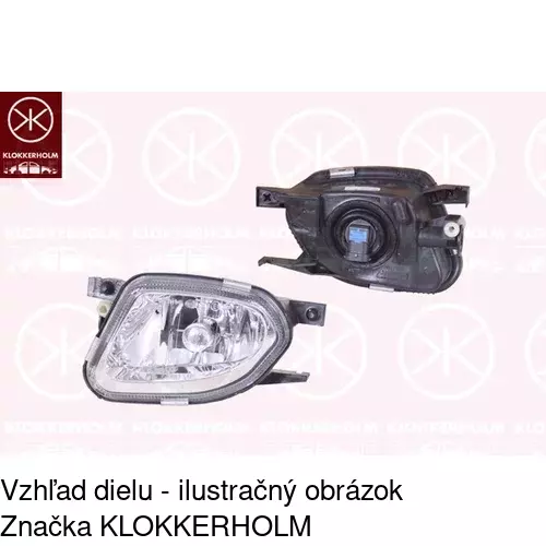 Hmlové svetlo - predné 501629-E /POLCAR/ - obr. 2