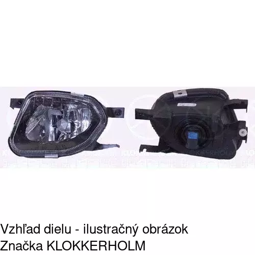 Hmlové svetlo - predné 5016302E /POLCAR/ - obr. 2