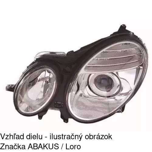 Hlavný reflektor 501709-E /POLCAR/ - obr. 2
