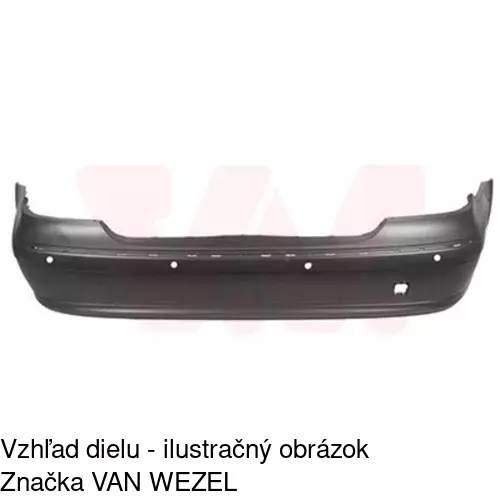 Zadný nárazník POLCAR 501796