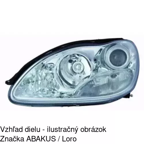 Hlavný reflektor 5030100E /POLCAR/ - obr. 1
