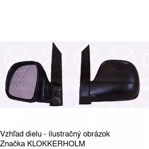 Vonkajšie zrkadlo 504052-E /POLCAR/ - obr. 1