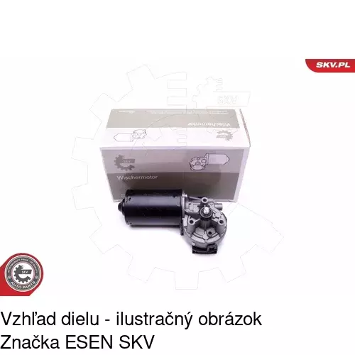 Motorček stieračov 5044SWP1 /POLCAR/ - obr. 3