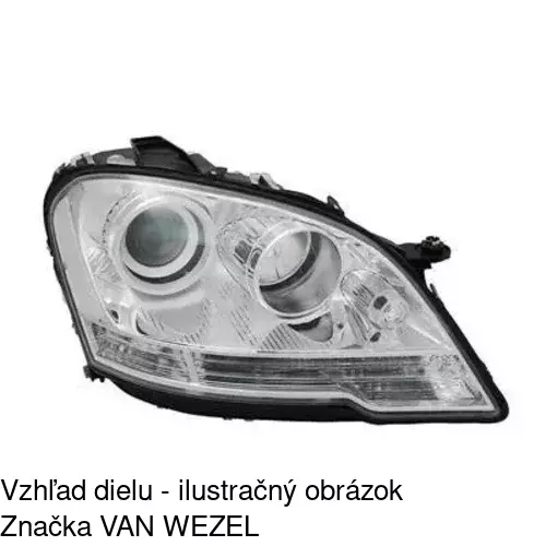 Hlavný reflektor 5045102E /POLCAR/ - obr. 2