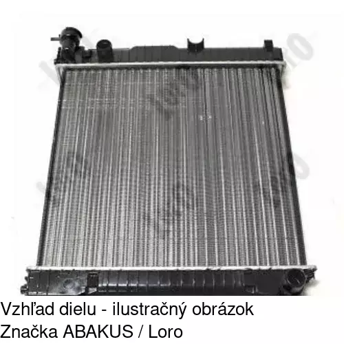 Chladiče vody 506108A2 /POLCAR/ - obr. 1