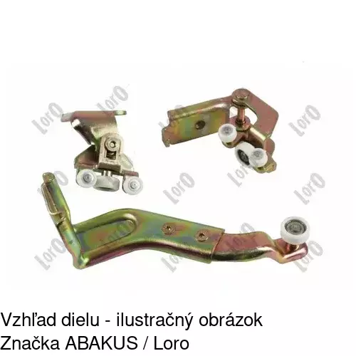 Vozík - kolieska pant posuvných dverí 5062Z-70 /POLCAR/ - obr. 1