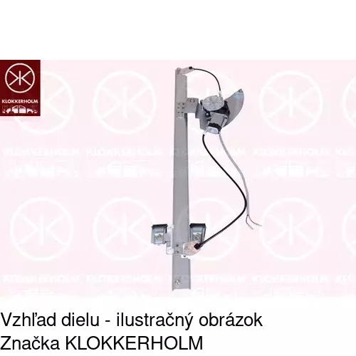 Mechanizmus sťahovania okna elektrický bez motora 5065PSG1 /POLCAR/