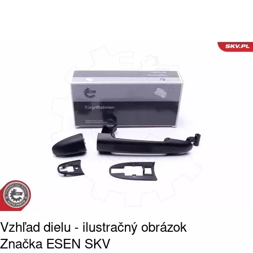 Vnútorná kľučka 5065Z-43 /POLCAR/ - obr. 2