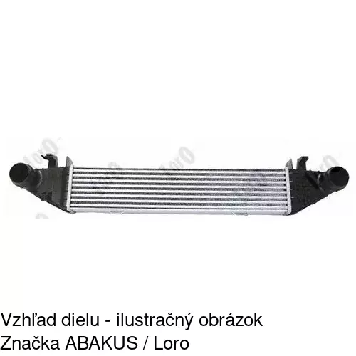 Chladiče vzduchu (Intercoolery) 5070J8-3 /POLCAR/ - obr. 2