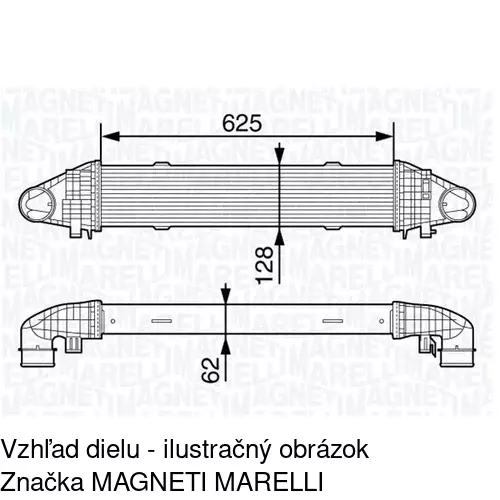 Chladiče vzduchu (Intercoolery) POLCAR 5070J81X