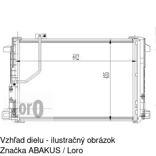 Chladiče klimatizácie 5070K81X /POLCAR/ - obr. 3