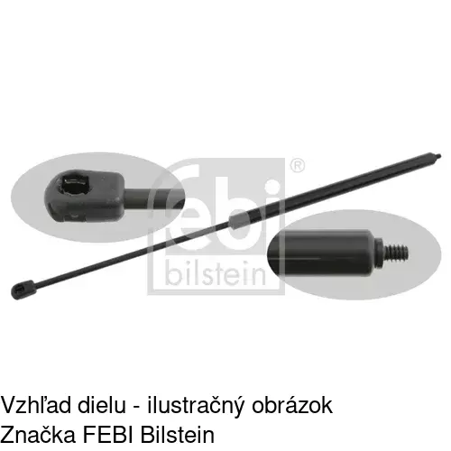 Plynová pružina 5071AS1 /POLCAR/ - obr. 1