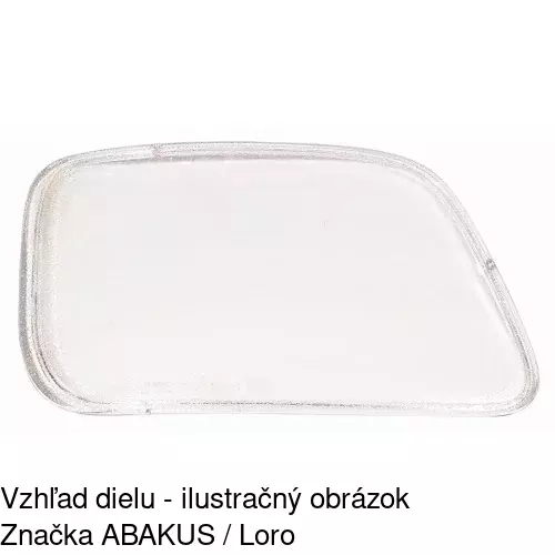 Sklo reflektora 508012-U /POLCAR/ - obr. 4