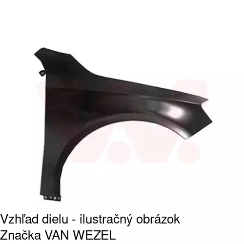 Predný blatník 50C102-1 /POLCAR/ - obr. 2
