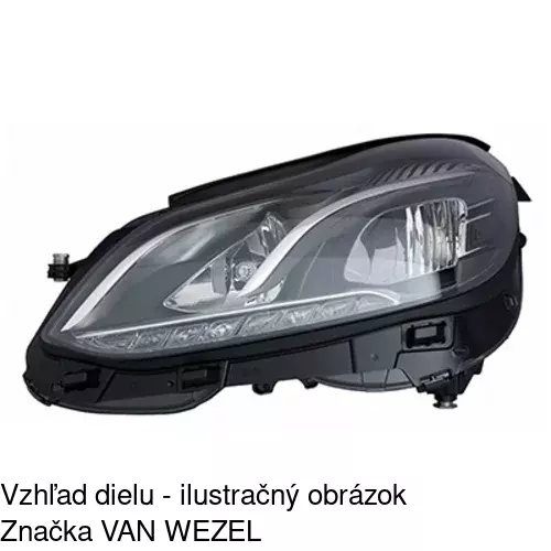 Hlavný reflektor 50E109-H /POLCAR/ - obr. 2