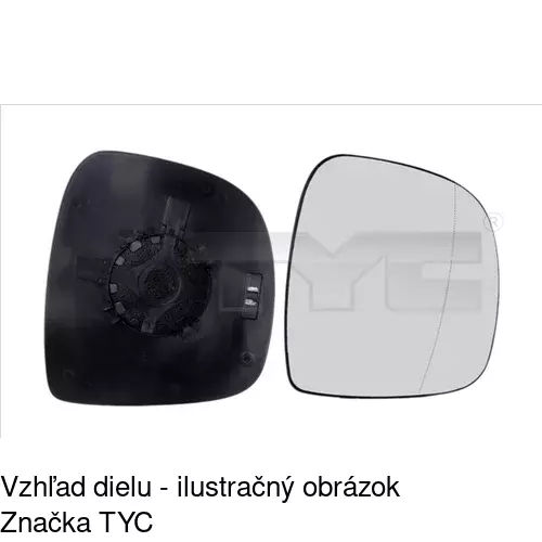 Vonkajšie zrkadlo 50N1514M /POLCAR/ - obr. 1