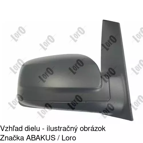Vonkajšie zrkadlo 50N1524M /POLCAR/ - obr. 2