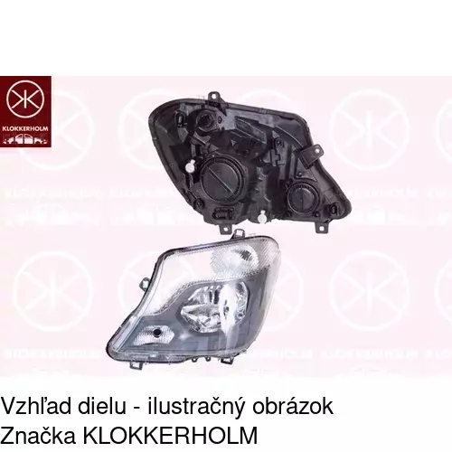 Hlavný reflektor 50N210-H /POLCAR/ - obr. 2
