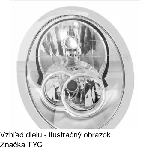 Hlavný reflektor POLCAR 5101103E