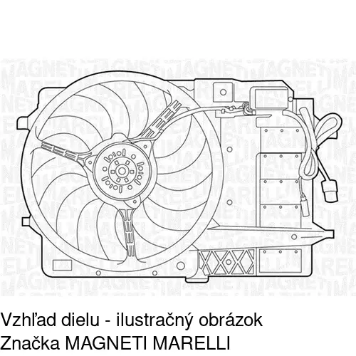 Ventilátory chladičov 510123W1 /POLCAR/ - obr. 1