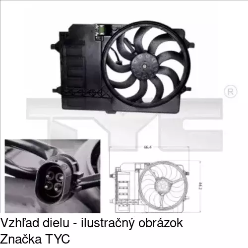 Ventilátory chladičov POLCAR 510123W2